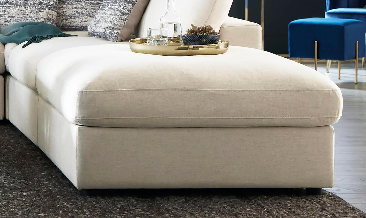 Modern Upholstered Accent Chair – Curved Back Lounge Chair